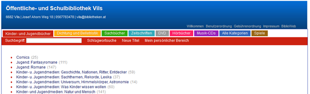 Medienbestandrecherche - Foto vom Online-Katalog