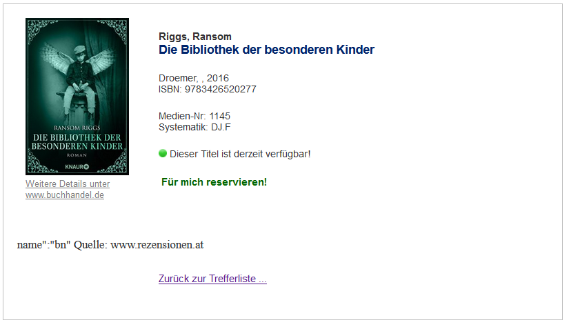 Anleitung Medien reservieren