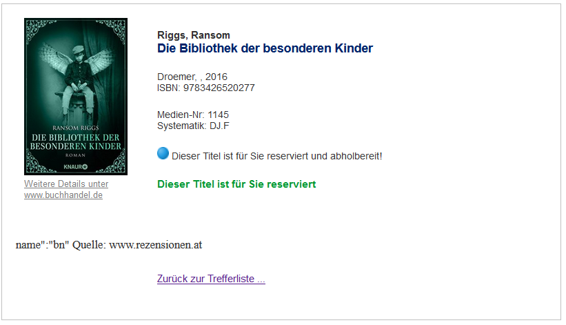 Anleitung Medien reservieren