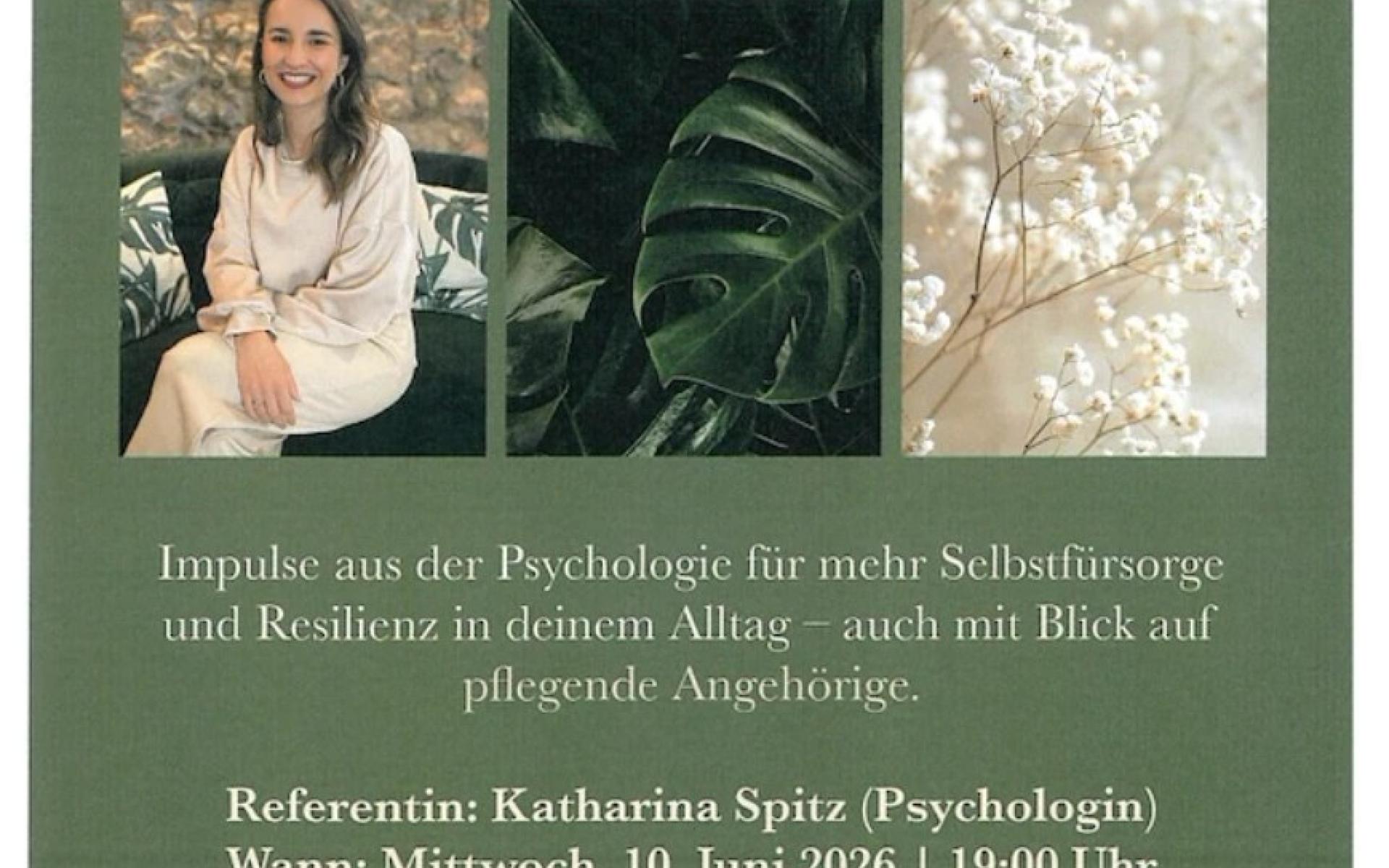 Vortrag von Psychologin Katharina Spitz