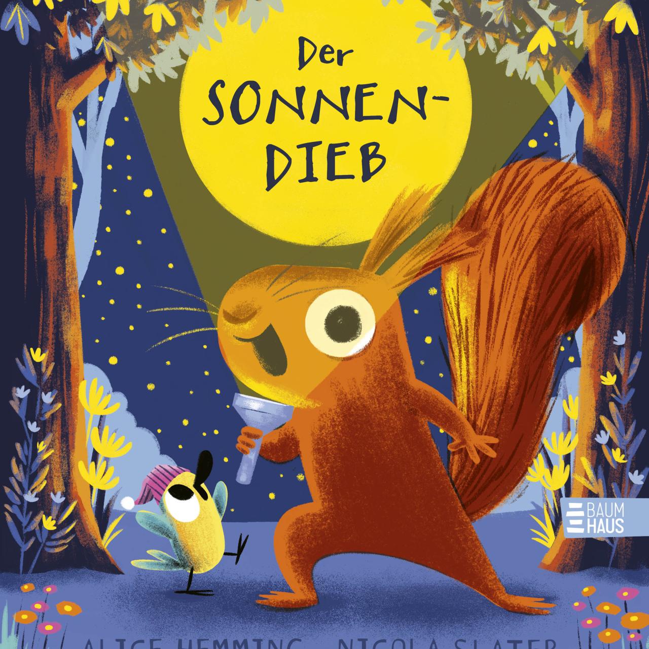 Buch Der Sonnendieb, ein Eichhörnchen und ein Vogel